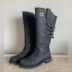 Josie Harley Davidson Leather knee high boots